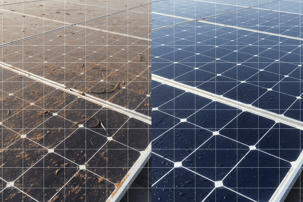 Solar Farm — 500 Panel Array - before